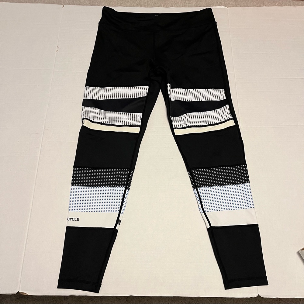 SoulCycle x Lilybod Blue Dot Detail Legging Black Size large